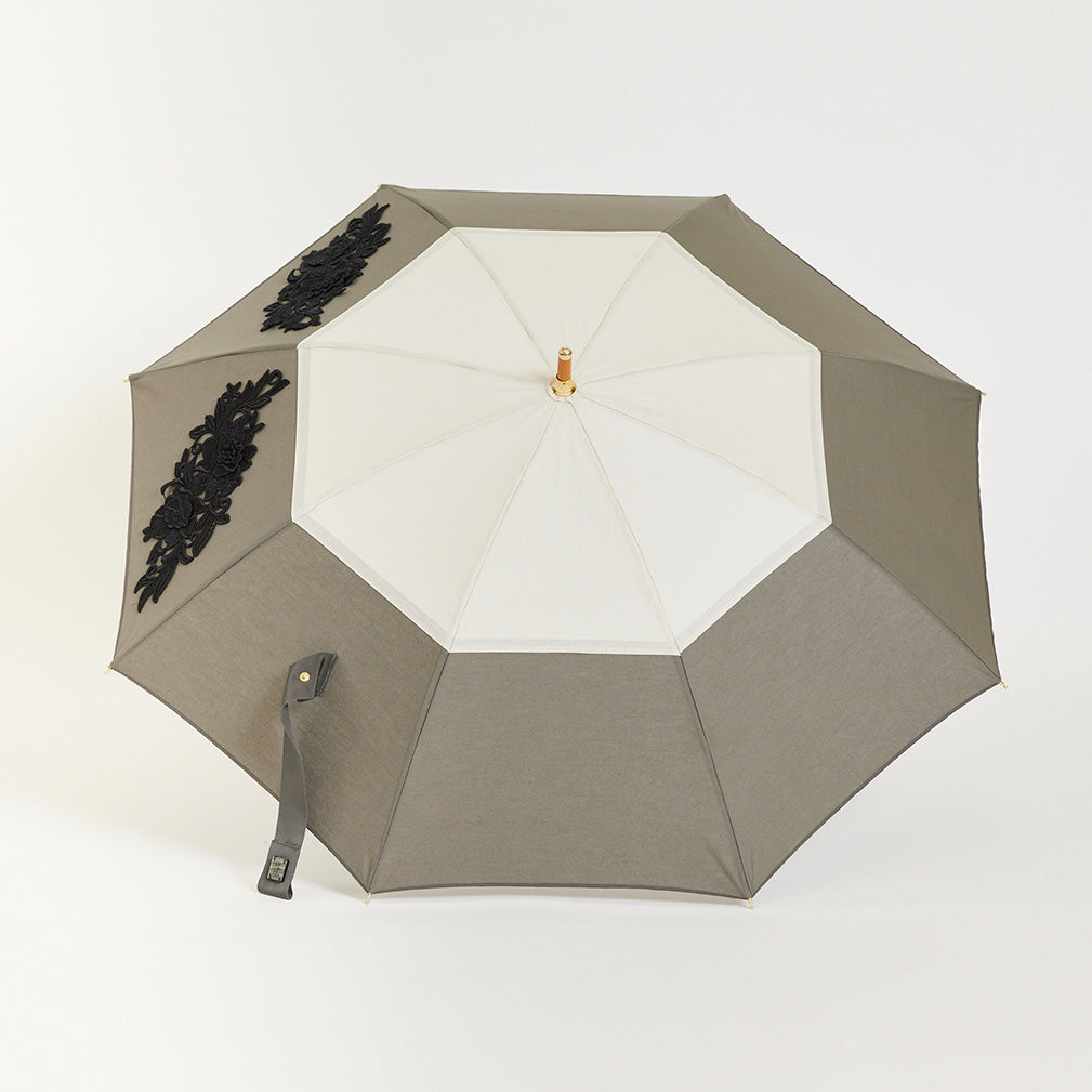 Amelia  Lace LT.GREY×CHARCOAL