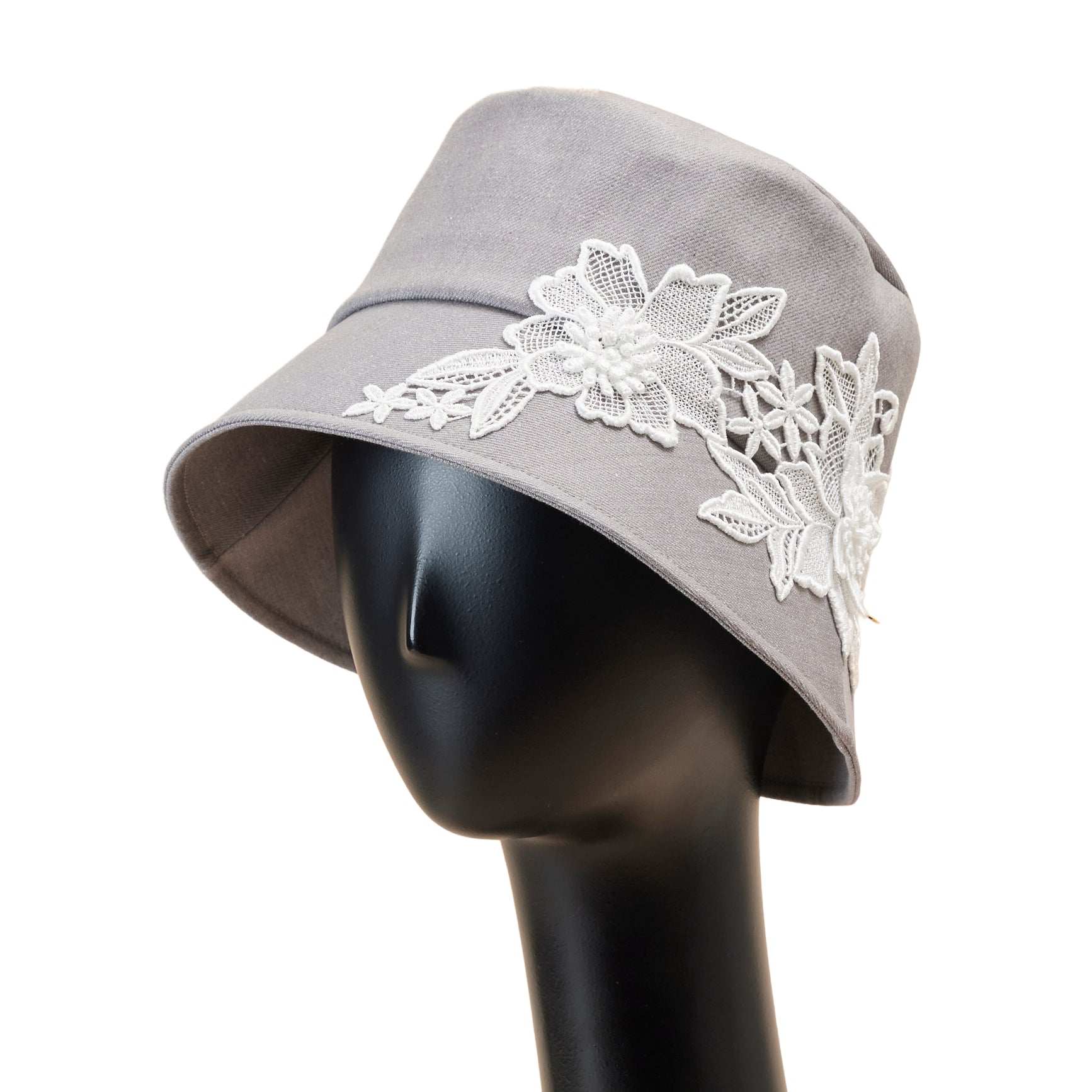 ☆極美品☆Athena NEW YORK ダークグレー　帽子　バケハ　レディース ☆極美品☆Athena NEW YORK ダークグレー帽子バケハレディース