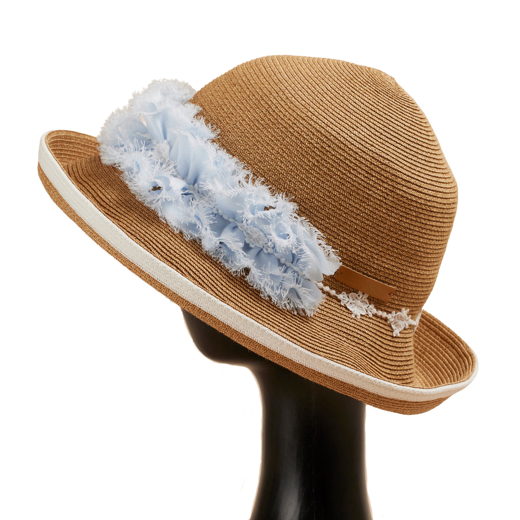 Emilia Girl Tan BabyBlue
