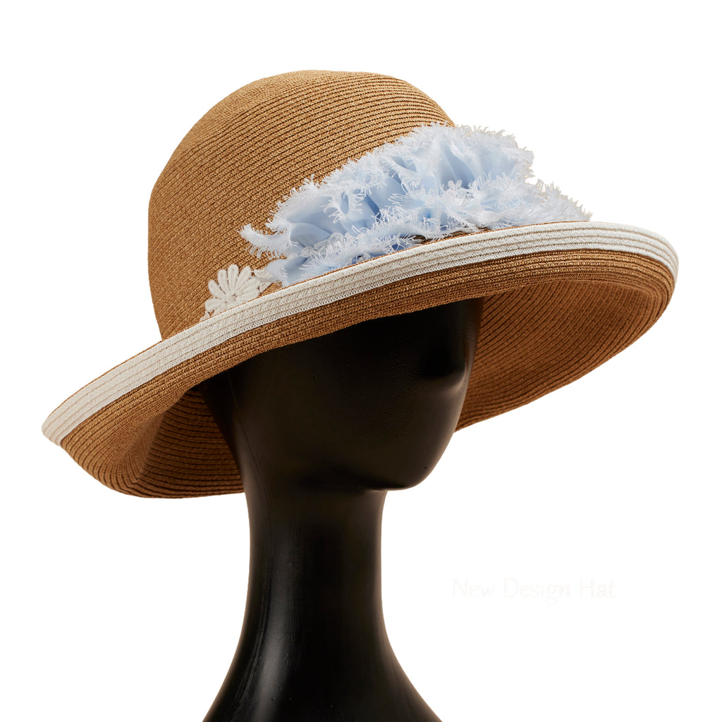 Emilia Girl Tan BabyBlue