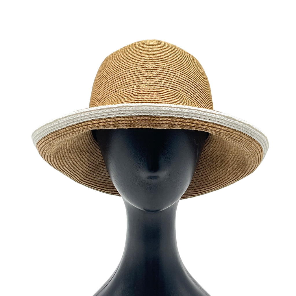 Ocean Bow Girl Tan White
