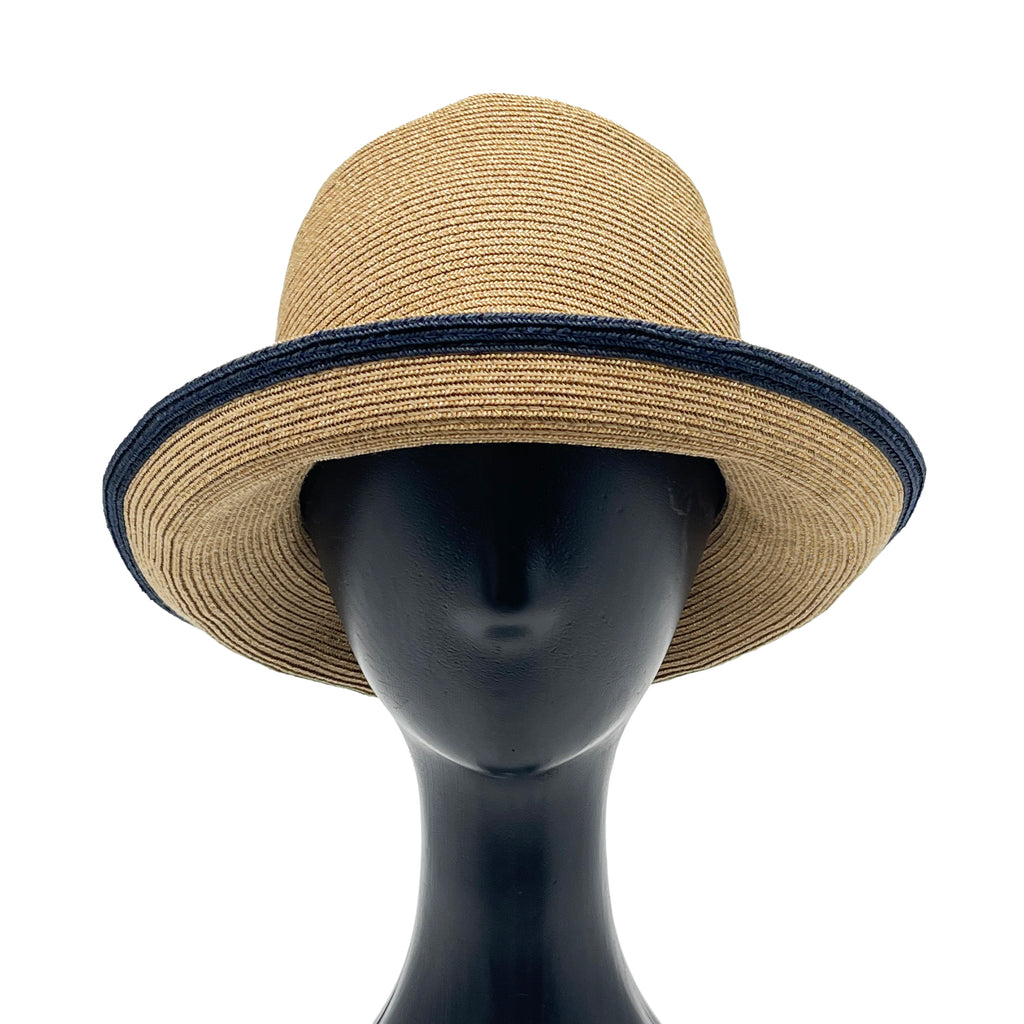 Ocean Bow Girl Tan Navy