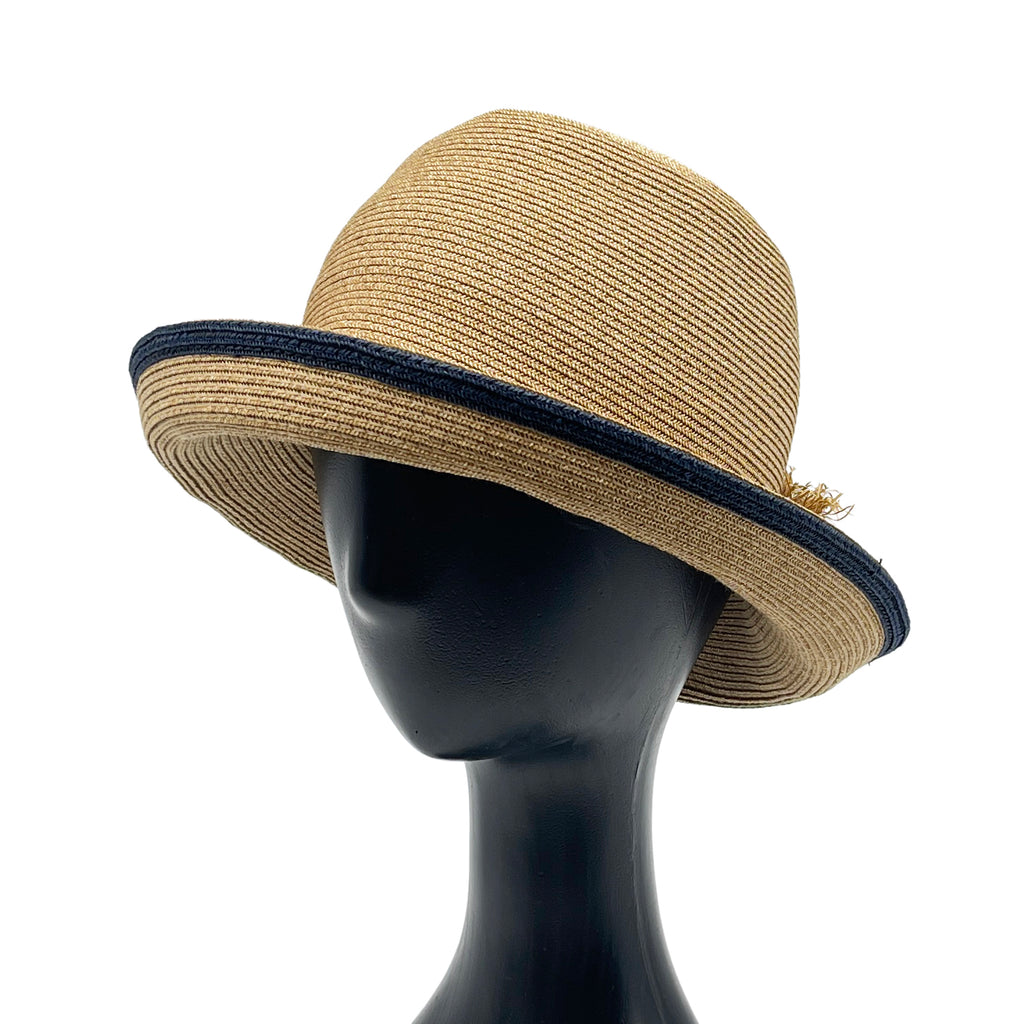 Ocean Bow Girl Tan Navy