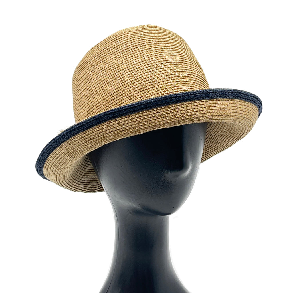Ocean Bow Girl Tan Navy