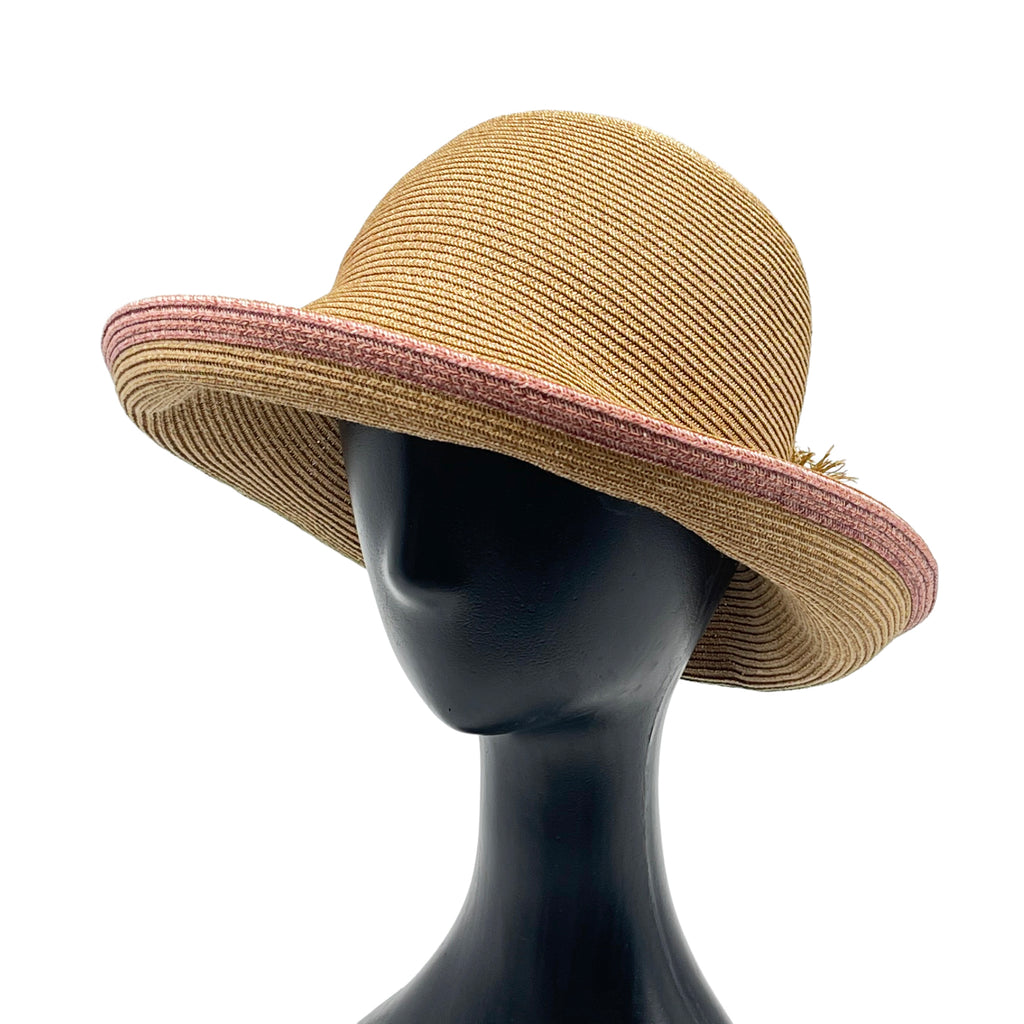 Ocean Bow Girl Tan Pink