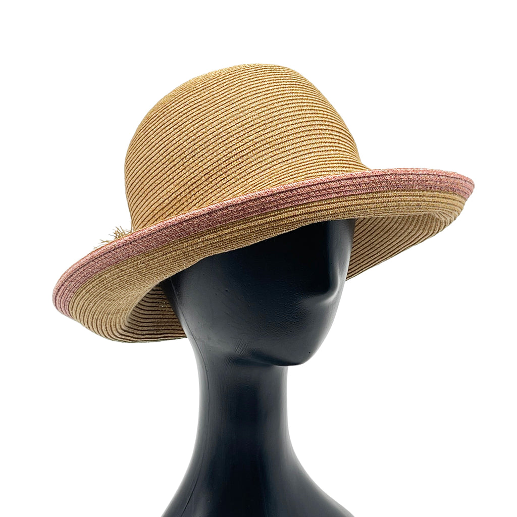 Ocean Bow Girl Tan Pink