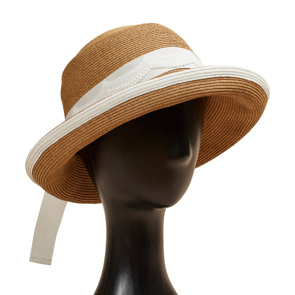 Jenny Girl Tan White