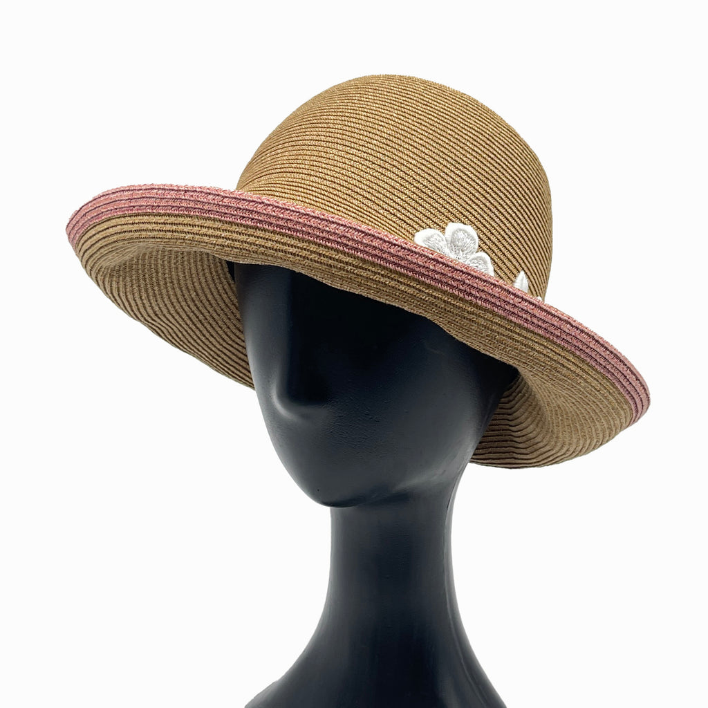 Mami Flower Girl Tan Pink