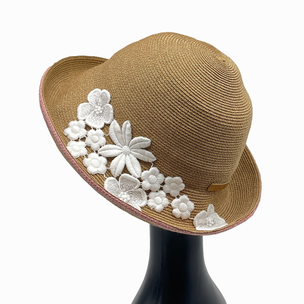 Mami Flower Girl Tan Pink