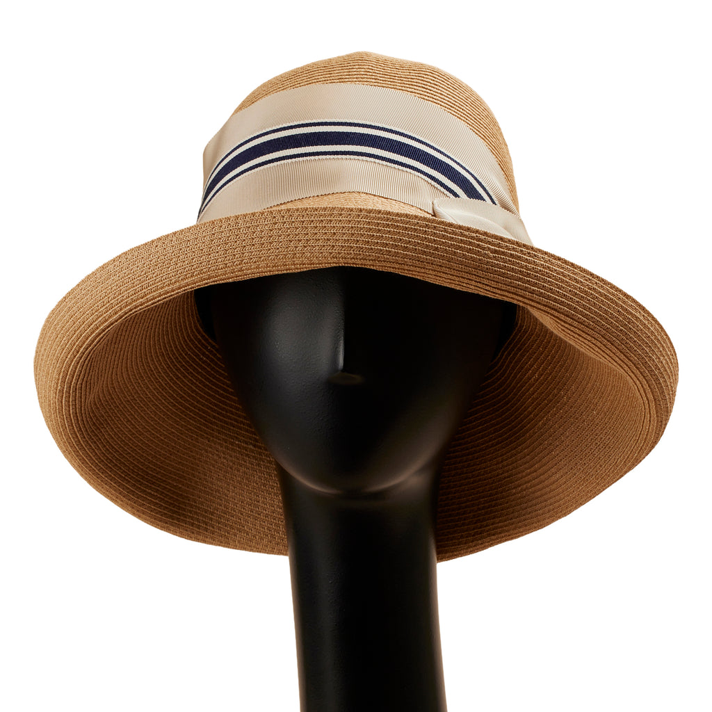 Risako Stripe Nude SkyGrey