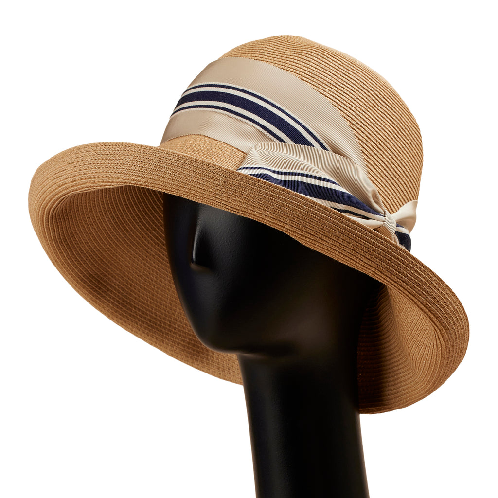 Risako Stripe Nude SkyGrey