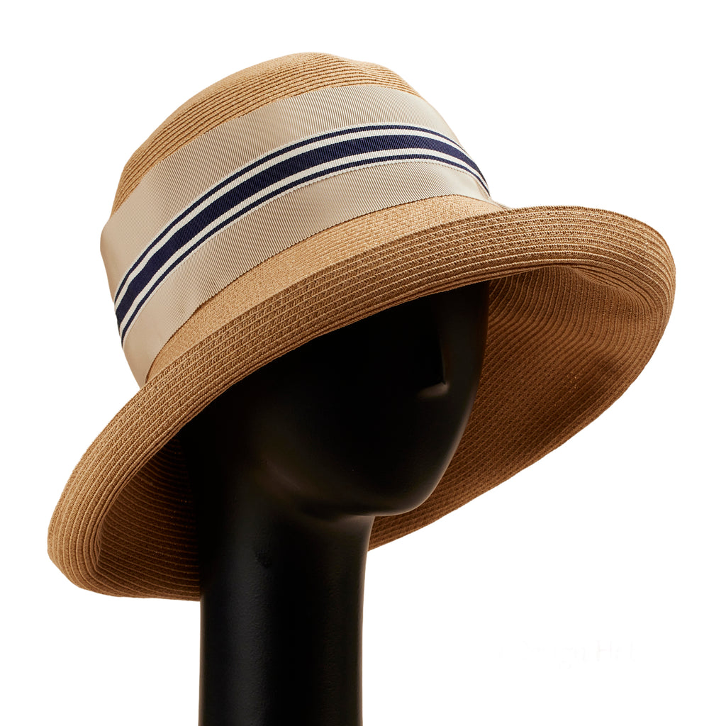 Risako Stripe Nude SkyGrey