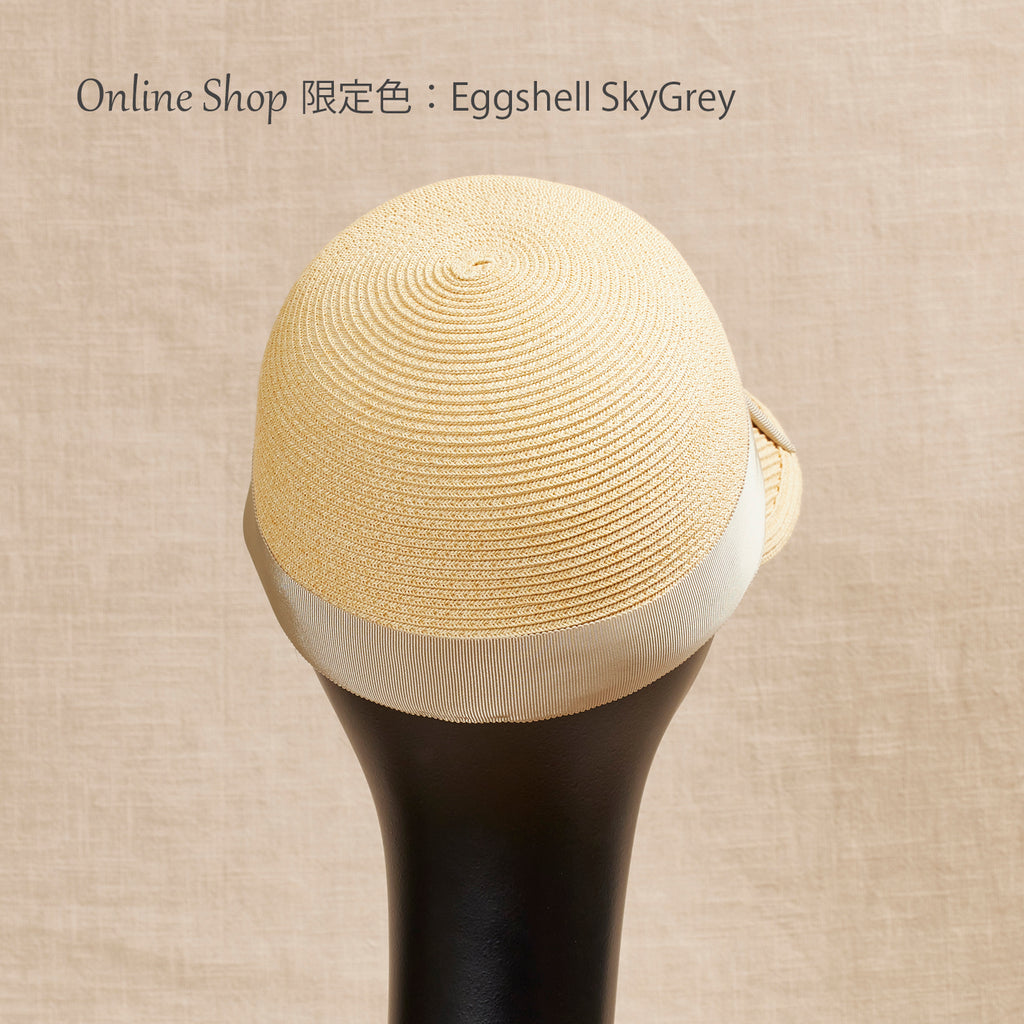 Nicole Cap Eggshell SkyGrey